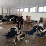 Στιγμές από την εθελοντική αιμοδοσία της σχολής μας