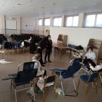 Στιγμές από την εθελοντική αιμοδοσία της σχολής μας